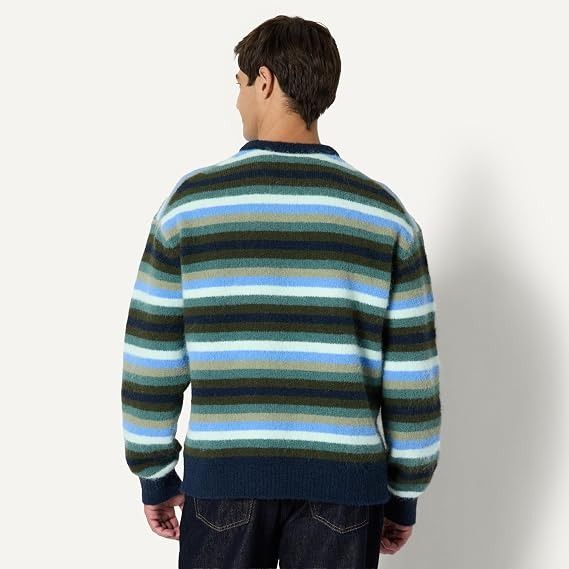 Striped Crew Neck Sweater imagen 2